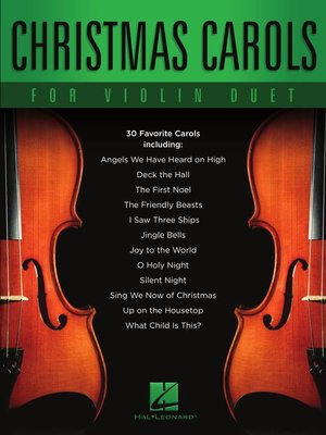 cover image of Christmas Carols for Violin Duet
